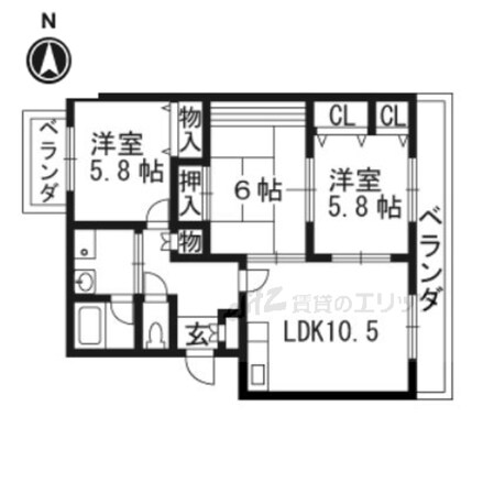 ハイツシャルマンの物件間取画像